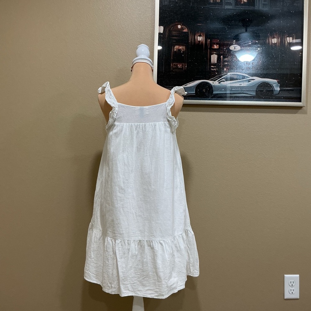 Universal Thread White Ruffle Mini Dress - Picture 3 of 4